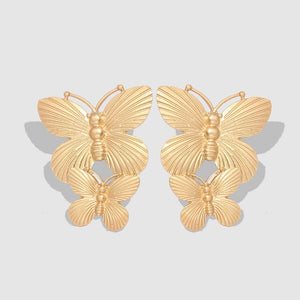 Butterflies Drop Earring