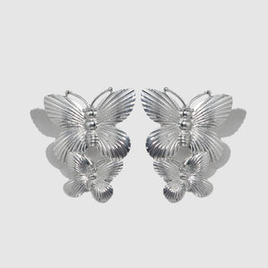 Butterflies Drop Earring