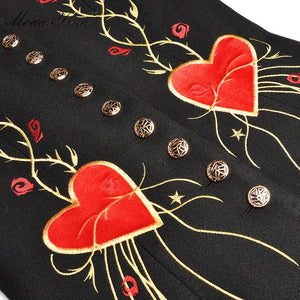 Wooden Embroidery Coat