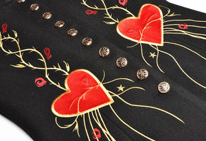 Wooden Embroidery Coat