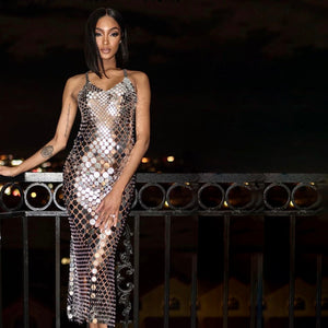 Handmade Custom V Neck Concert Dress