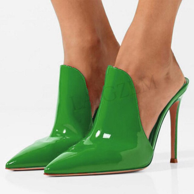 Patent Leather Mule