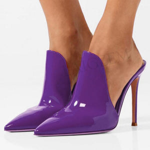 Patent Leather Mule