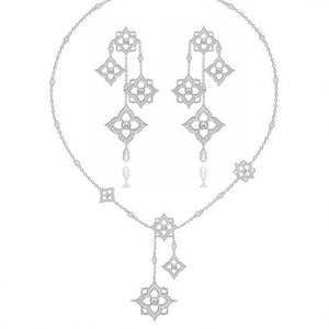 Long Tassel Statement Cubic Zircon CRYSTAL CZ Necklace
