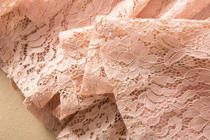 Summer Designer Lace Pocket Cutout Embroidery Belt Dress