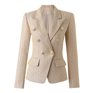 Luxury Texture Pattern Formal Jacket