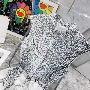 Octopus Print Lapel Shirt Dress